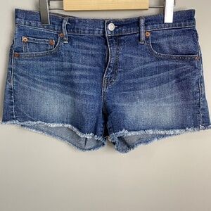 GAP 1969 Women's Standard Wash Denim Cut-off Jean‎ Shorts Size 28
